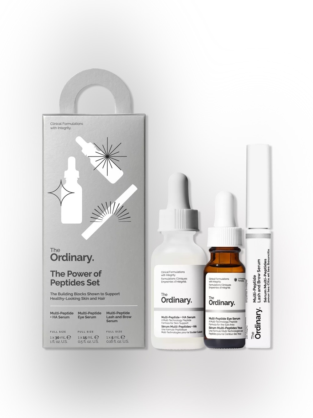 NIB The Ordinary The Power of Peptides Set (3 Full Size)